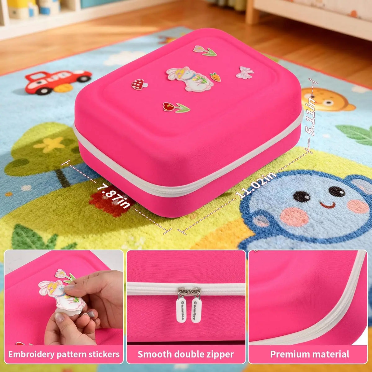 Little Tikes Story Dream Machine Storage Case + 5 DIY Patches Toy Storage Case Babs