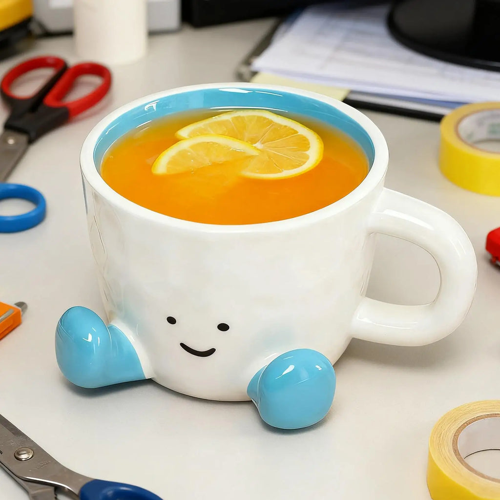 Cute Cartoon Ceramic Coffee Mug | 300–400ml Novelty Cup Ceramic Coffee Mug Babs