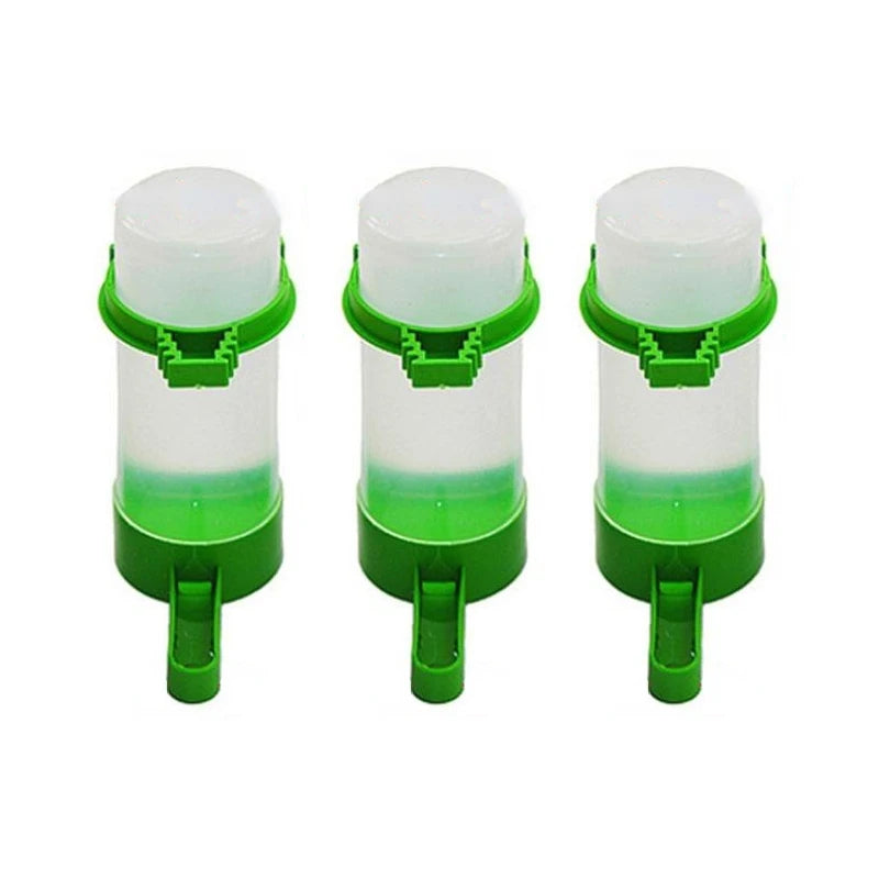 Bird Cage Water Dispenser – Feeder for Parrots & Budgies Bird Cage Waterer Babs 3Pcs