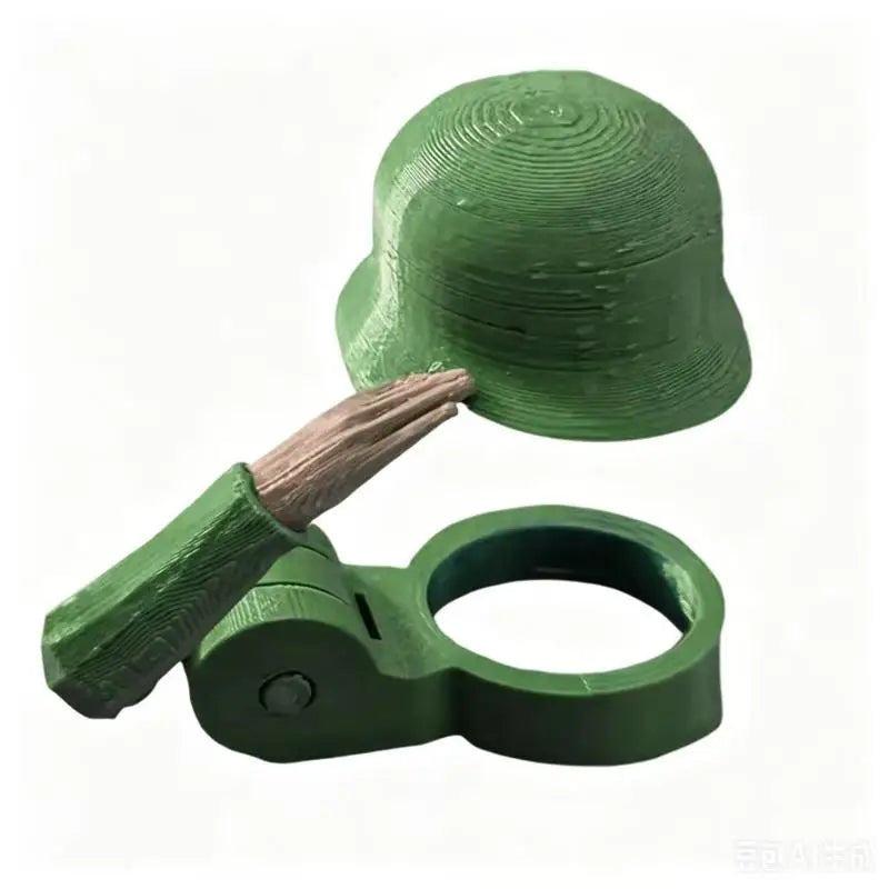 Soldier Helmet Beer Bottle Cap – 3D Printed, Dent-Resistant Novelty Bottle Cap Babs C