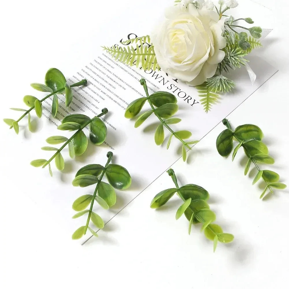 10 Pcs Artificial Leaves – DIY Garland, Wreath & Party Decor Artificial Leaf Decor Babs 08 10Pcs