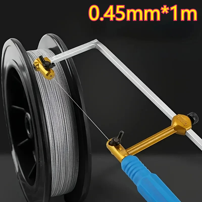 0.45mm Diamond Cutting Wire – Hand Saw for Jade & Gemstone Diamond Wire Saw Babs