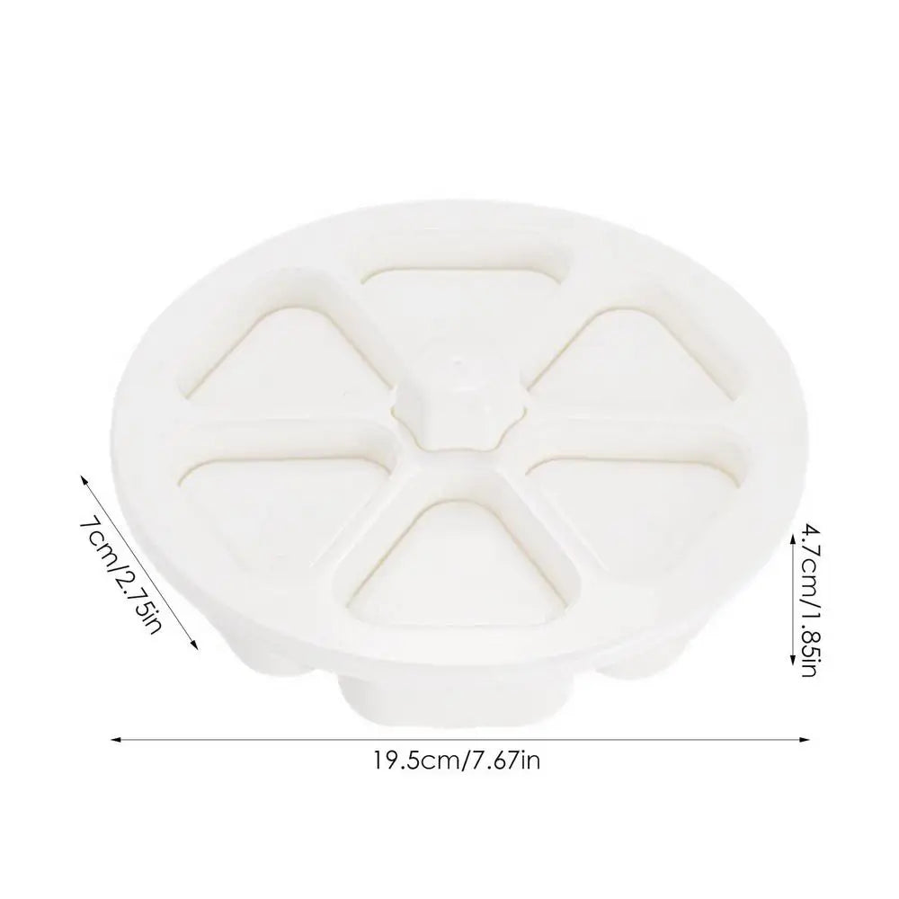 Onigiri Triangle Rice Ball Mould – 6-Cavity Sushi Making Kit Sushi Rice Ball Mould Babs White 1pcs