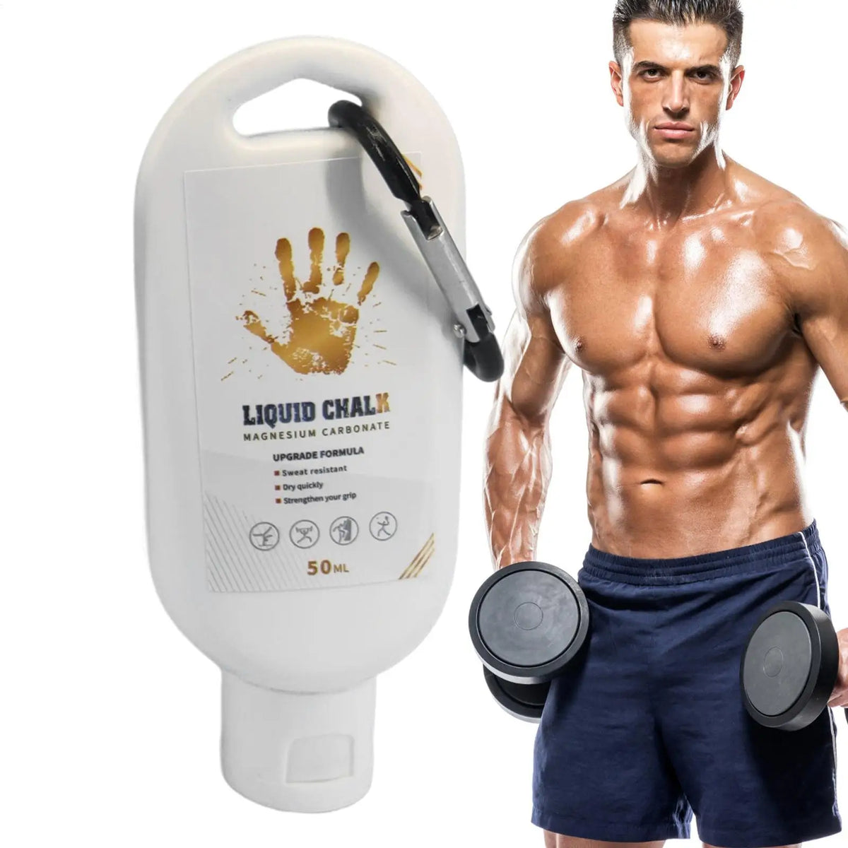 Liquid Chalk Grip for Gym, Rock Climbing & Pole Dancing Liquid Chalk Grip Babs