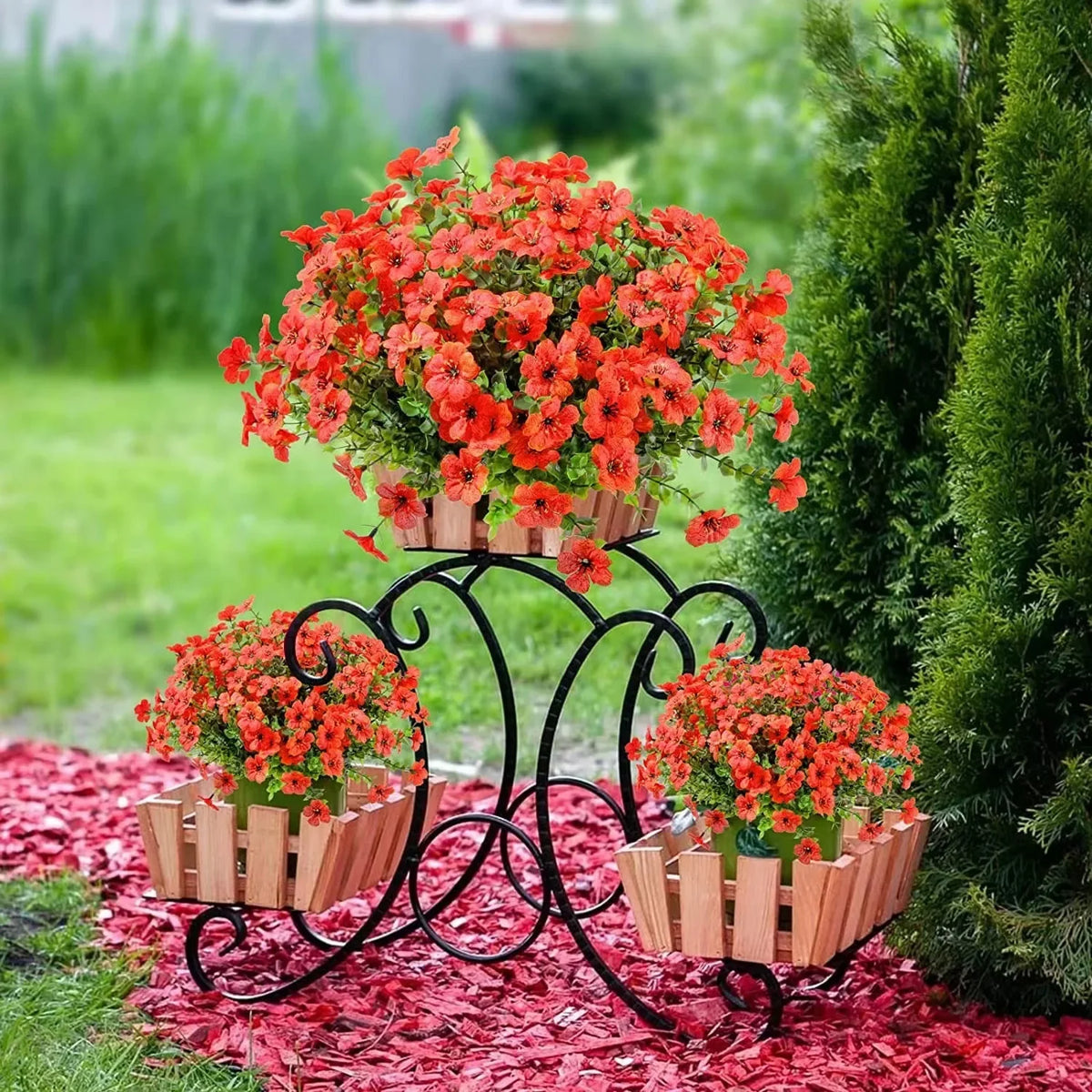 Artificial Eucalyptus Fake Flowers Wedding & Home Décor Bouquet Artificial Floral Decor Babs