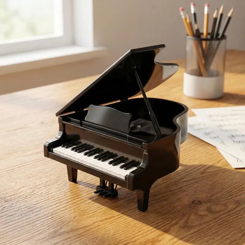 Piano Shaped Pencil Sharpener – Cute Music Stationery Gift Novelty Pencil Sharpener Babs