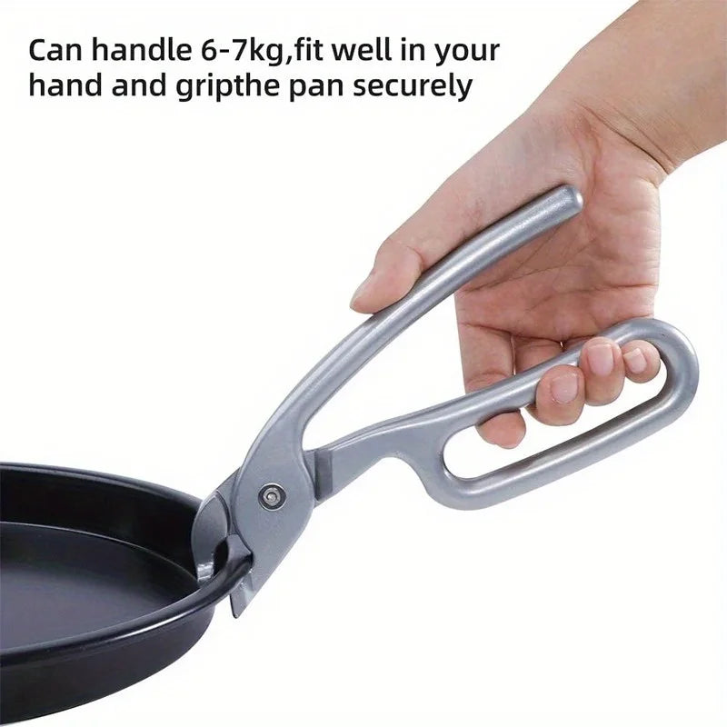 Cast Aluminum Pan Gripper – Anti-Scald Bowl & Oven Clamp Kitchen Pan Gripper Babs