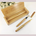 Bamboo Ballpoint & Fountain Pen Gift Set – Eco-Friendly Writing Pen Gift Set Babs Two packs