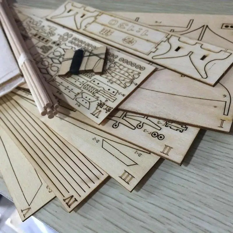 Harvey Wooden Sailboat Model Kit – DIY Ship Assembly Set Wooden Model Kit Babs