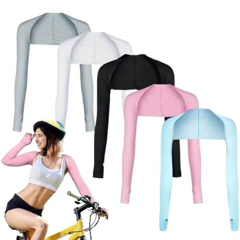 Ice Silk UV Arm Sleeves UPF 50+ for Cycling, Running & Fishing UV Arm Sleeves Babs