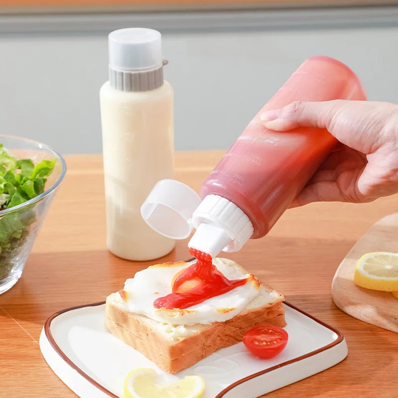 350ml 5-Hole Condiment Squeeze Bottle | Sauce Dispenser Condiment Squeeze Bottle Babs
