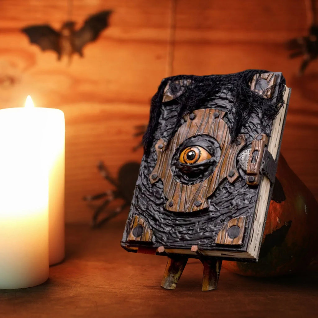 Spell Book Demon's Eye Gothic Horror Prop Decor Ornament Gothic Decor Ornament Babs