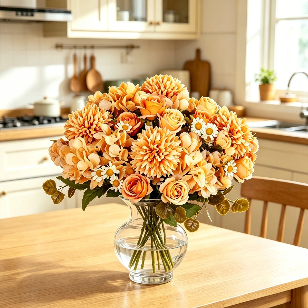 Artificial Chamomile Bouquet for Wedding, Home & Party Décor Artificial Flower Bouquet Babs
