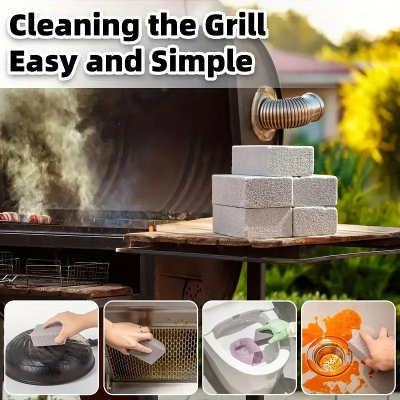 Pumice Stone Grill Cleaning Brick | BBQ Rack Cleaner 1-10 PCS BBQ Grill Cleaner Babs