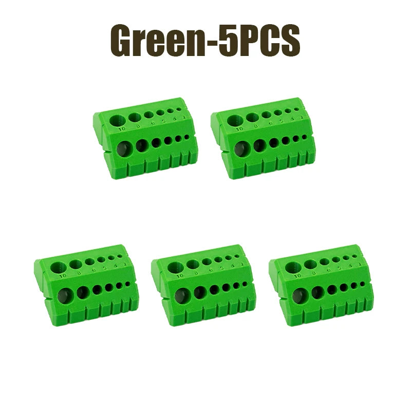 3D Printed Drill Guide Digital Scale Precision Hole Locator Drill Guide Tool Babs Green 5PCS