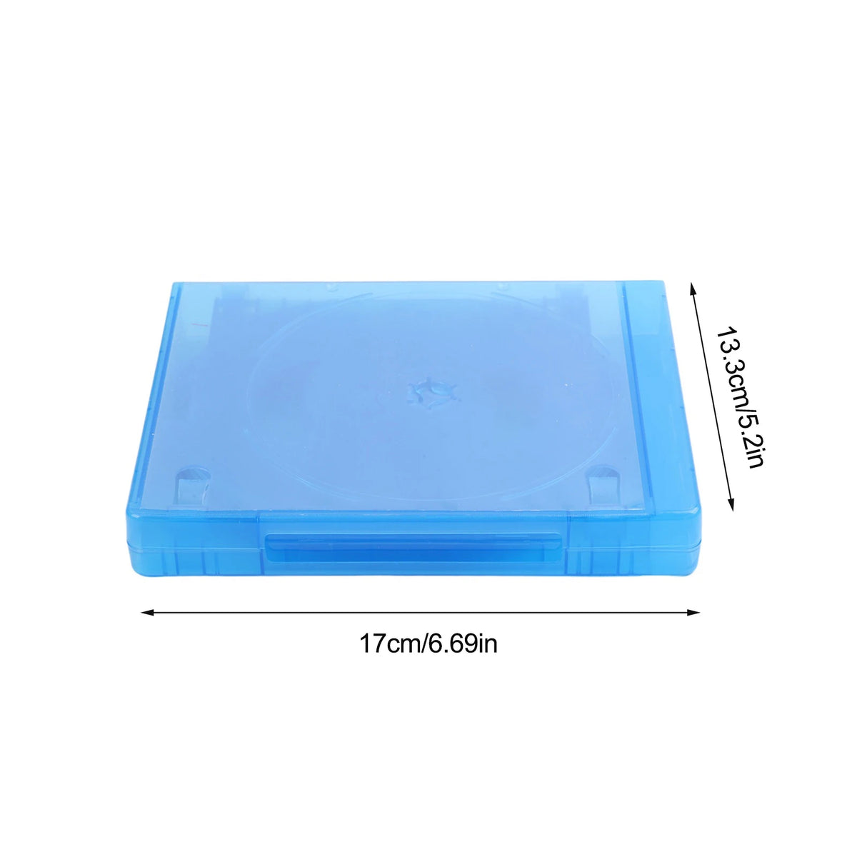 10-Disc CD DVD Blu-ray Storage Box Case Organizer Disc Storage Case Babs
