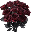 Artificial Silk Rose Bouquet – Wedding & Home Décor (10/20 Pcs) Artificial Silk Flowers Babs Rose Red 10 pcs