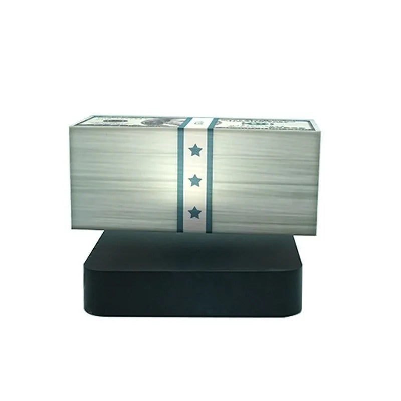 Magnetic Levitation Floating Banknote LED Night Light Ornament Levitation Desk Ornament Babs