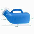 1200ml Portable Men's Urinal Bottle – Travel, Car & Camping Portable Urinal Bottle Babs Blue
