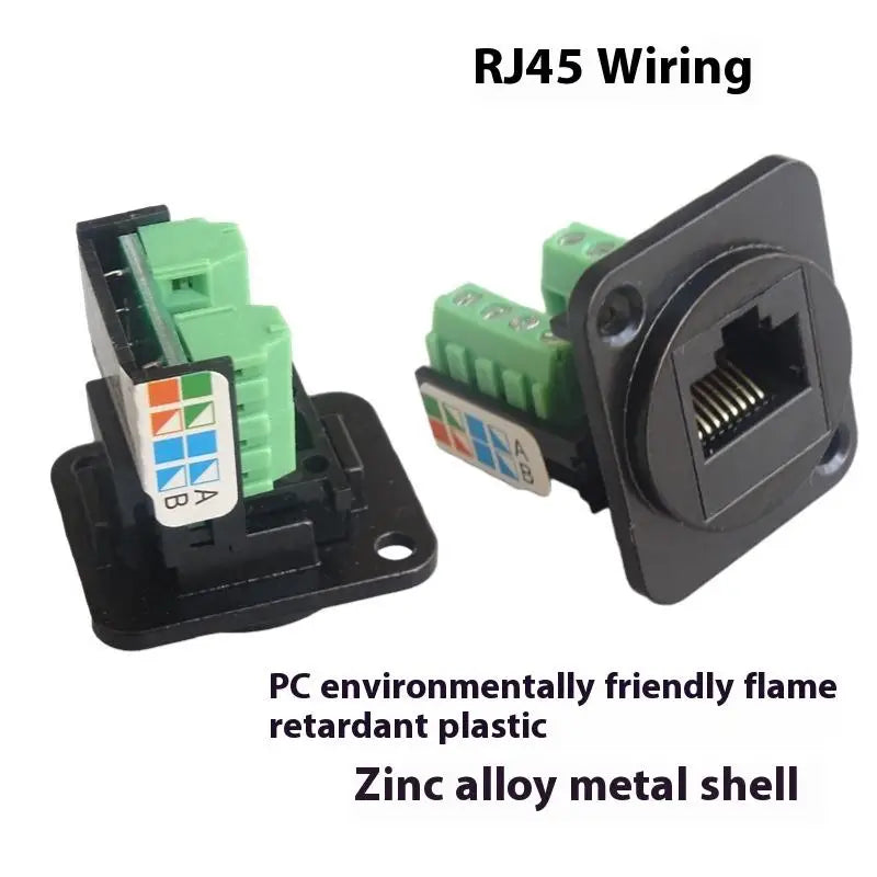 CAT5E RJ45 Shielded Network Module – Solder-Free Connector Network Cable Connector Babs
