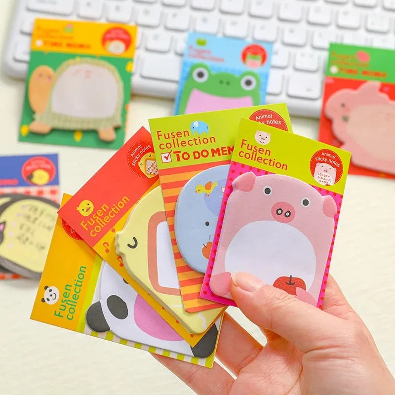 Cute Animal Shaped Sticky Notes – Memo Pads & To-Do Lists Sticky Notes Babs