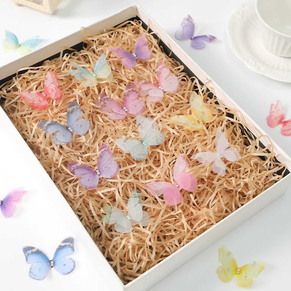 30/50Pcs 5cm Artificial PVC Butterfly Decorations – DIY Craft Artificial Butterfly Decor Babs