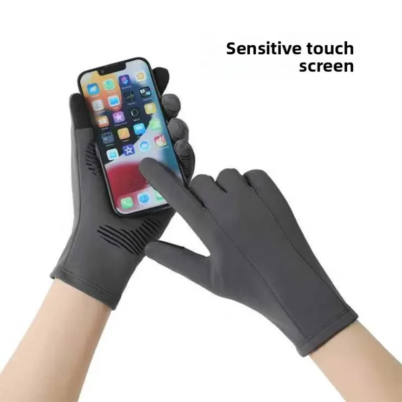 Touchscreen Fleece Glove Liners – Unisex Thermal Winter Gloves Fleece Glove Liners Babs