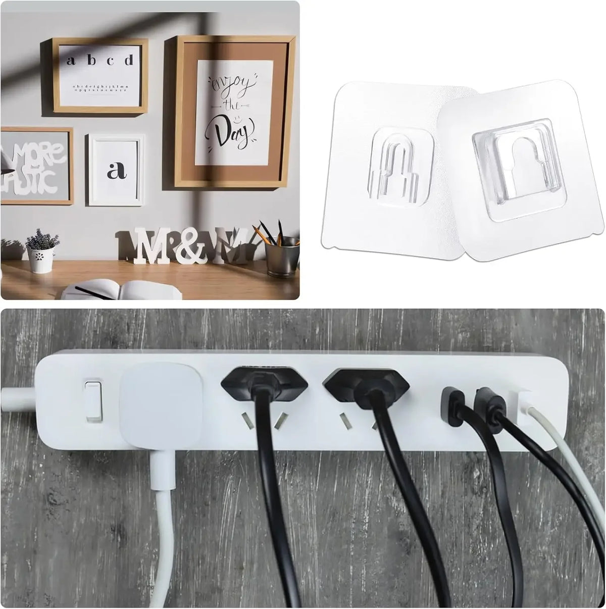 Double-Sided Adhesive Wall Hooks – Stainless Steel, No Drill Adhesive Wall Hooks Babs