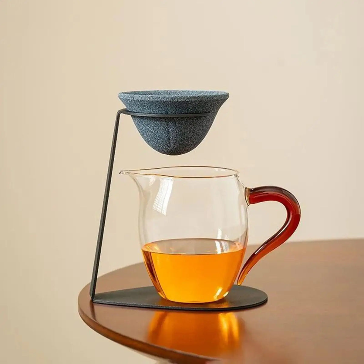 Ceramic Microporous Tea & Coffee Strainer Set with Stand Tea Coffee Strainer Babs
