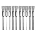 10pcs Steel Wire Polishing Brushes for Dremel & Mini Drill Rotary Tool Brushes Babs 10pcs