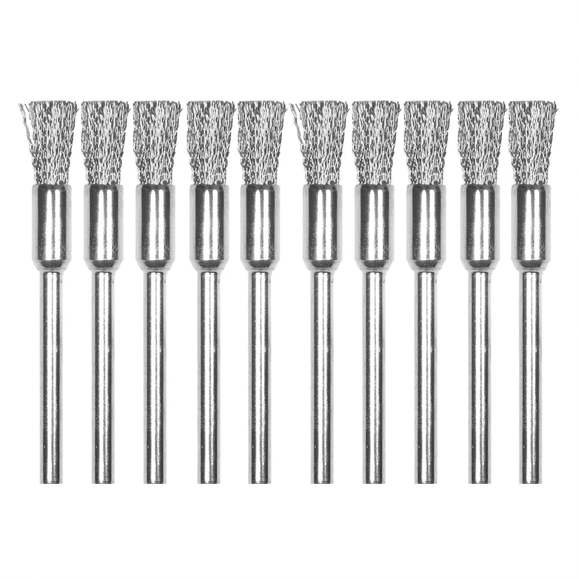 10pcs Steel Wire Polishing Brushes for Dremel & Mini Drill Rotary Tool Brushes Babs 10pcs