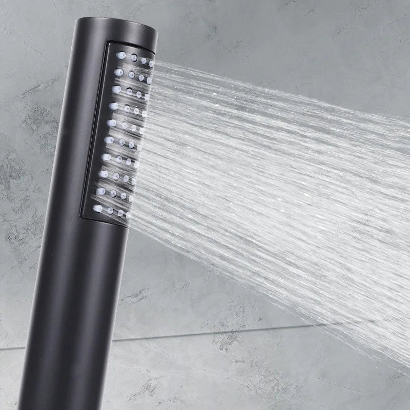 Slim Round Rain Shower Head – ABS Chrome, Black, Silver, Rose Gold Rain Shower Head Babs