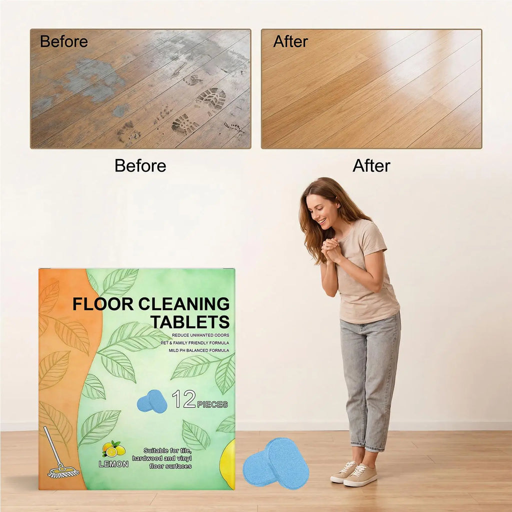 Floor Cleaning Tablets – Deep Clean, Deodorize, Multi-Surface Floor Cleaner Tablets Babs