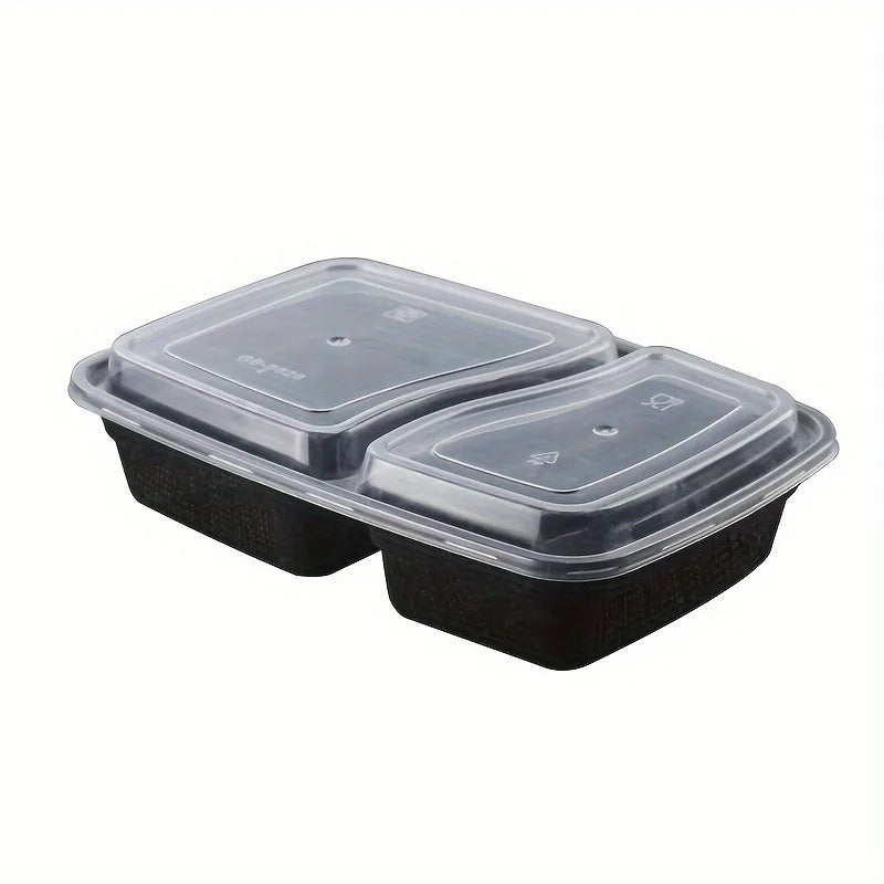 15-Pack Disposable Lunch Boxes with Lids – Stackable Containers Disposable Food Containers Babs
