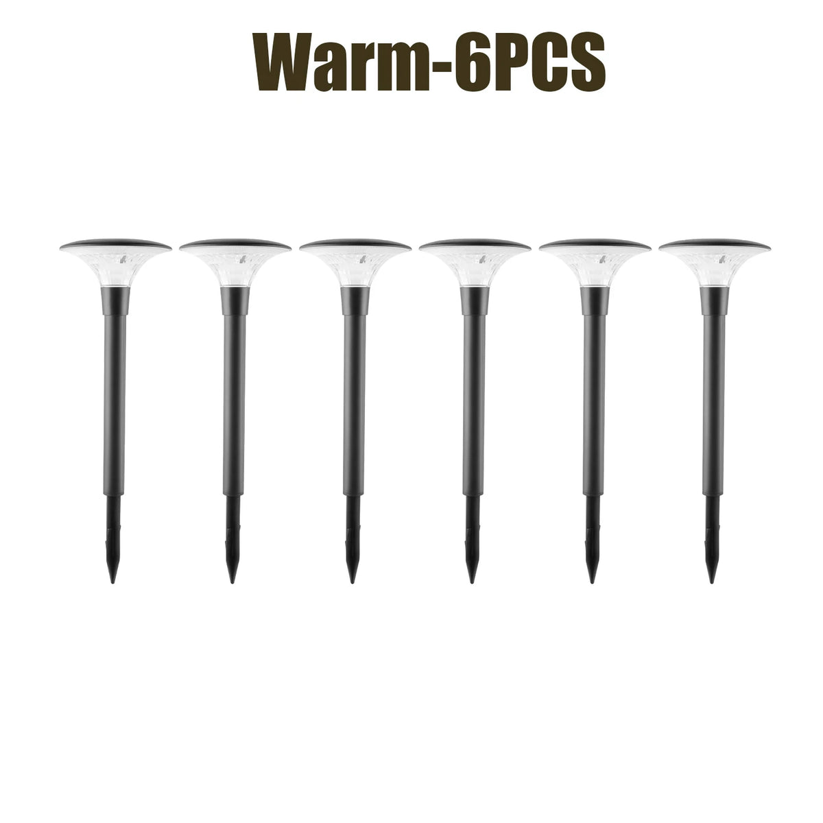 Solar Garden Stake Light – Outdoor Pathway Landscape Lawn Lamp Solar Stake Light Babs Warm 6PCS