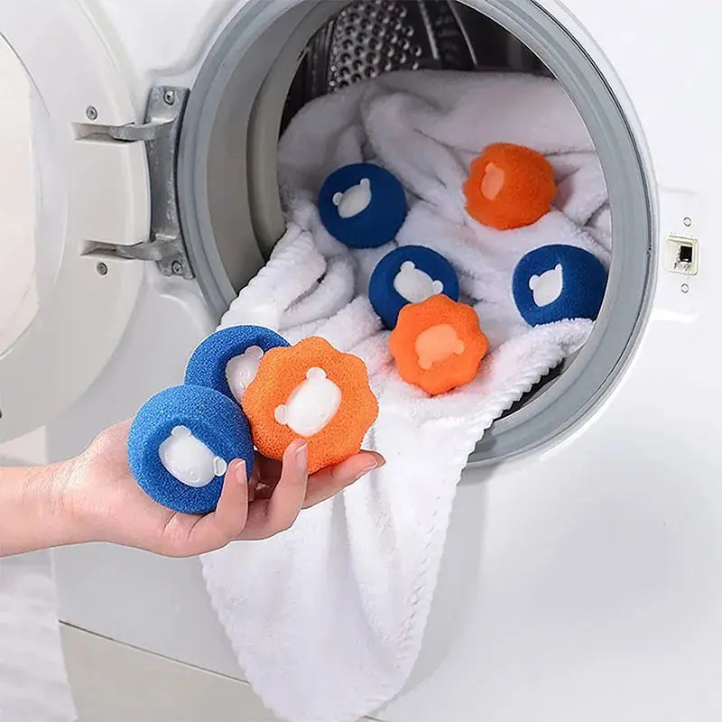 Reusable Pet Hair Remover Laundry Balls – Lint & Fur Catcher Laundry Lint Remover Babs