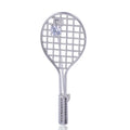 Badminton Racket Brooch – Copper & Cubic Zirconia Pin Fashion Brooch Pin Babs sliver color