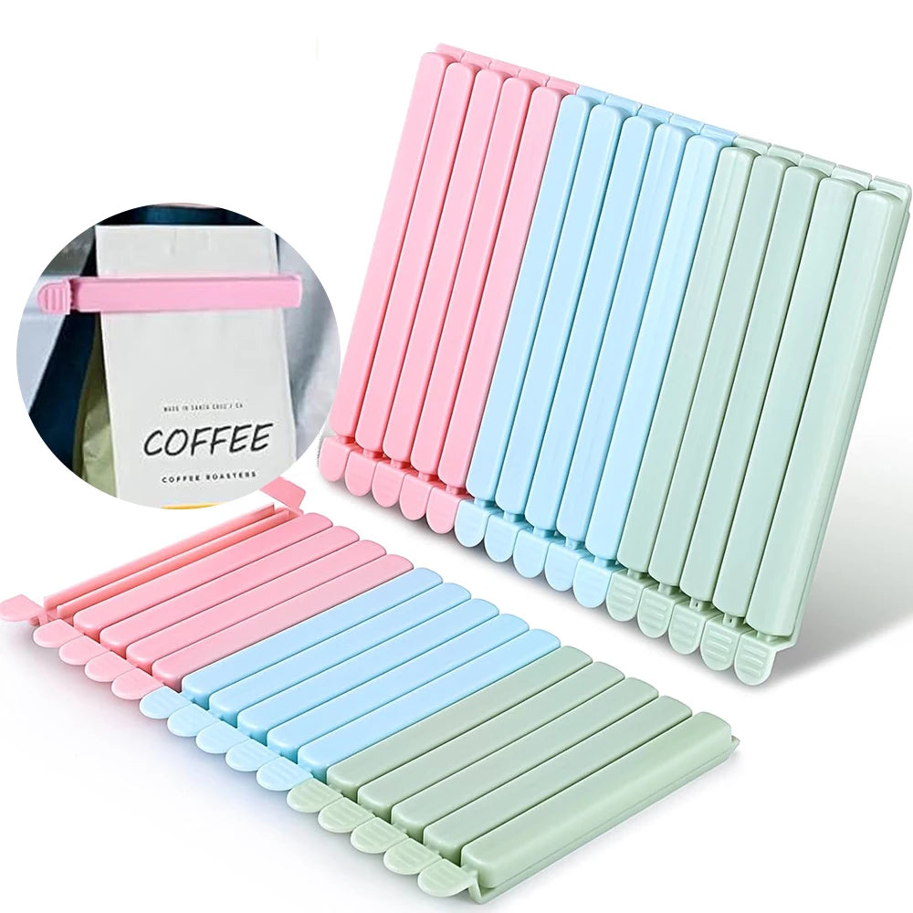 5-Pack Colorful Food Bag Sealing Clips | Kitchen Storage Food Bag Clips Babs
