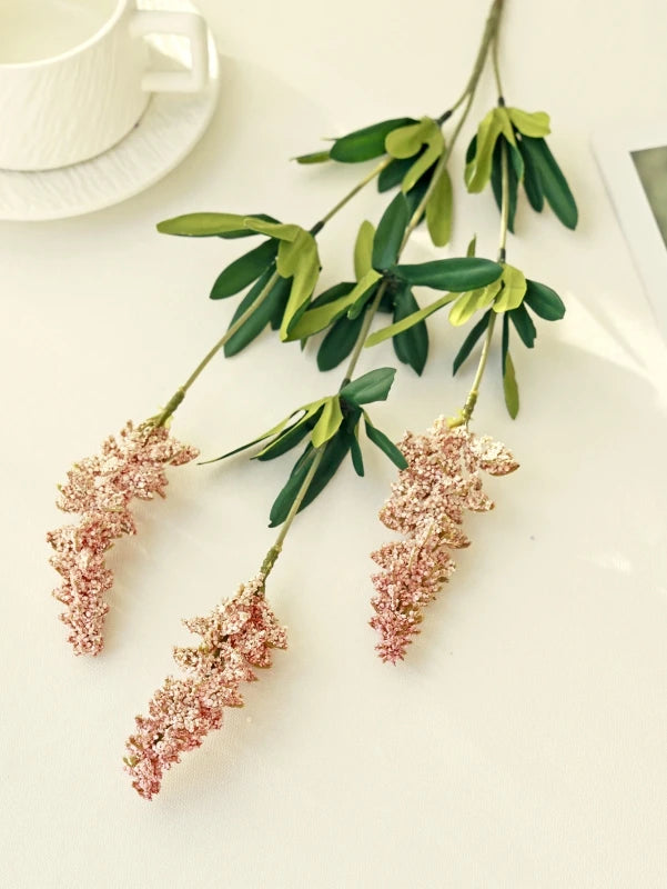 Artificial Silk Butterfly Orchid Bouquet – Wedding & Home Decor Artificial Flower Bouquet Babs Pink 1 PC