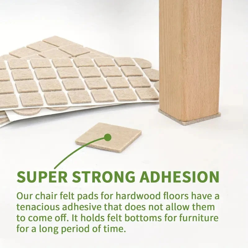 Self-Adhesive Felt Furniture Pads – Floor Scratch Protectors Furniture Floor Pads Babs