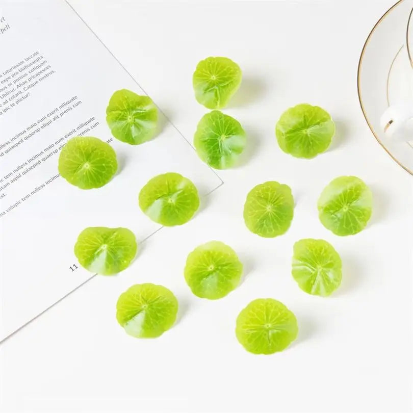 Artificial Green Lotus Leaves 50/100pcs – Wedding & Home Decor Artificial Leaf Decor Babs