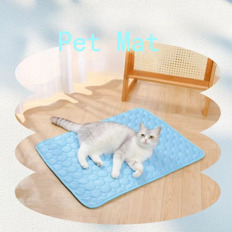Pet Cooling Mat – Ice Silk Non-Slip Pad for Dogs & Cats Pet Cooling Mat Babs
