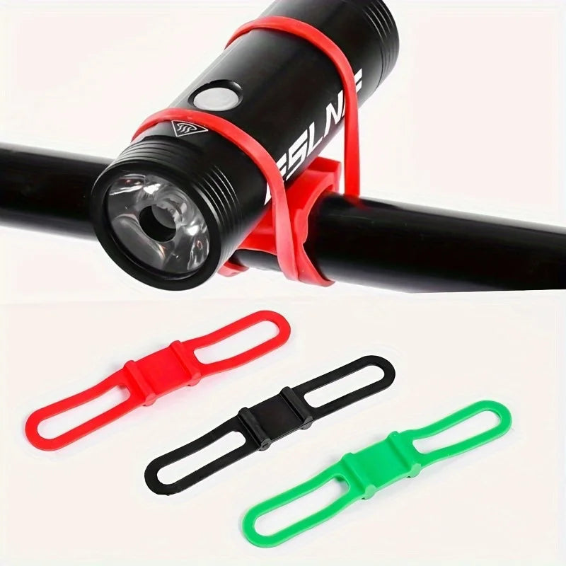 Bike Silicone Strap Light Holder for Handlebar Mount Bike Light Mount Strap Babs