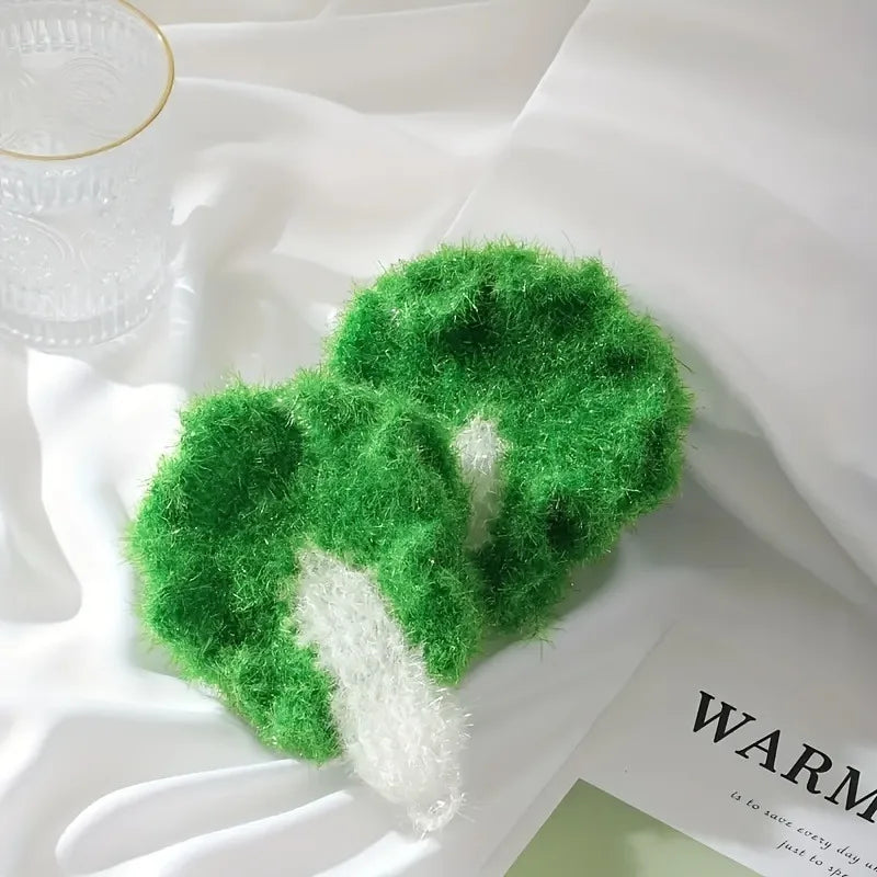 Vegetable-Shaped Dish Scrubber | Non-Stick, Hangable Cleaner Dish Scrubber Babs 2pcs