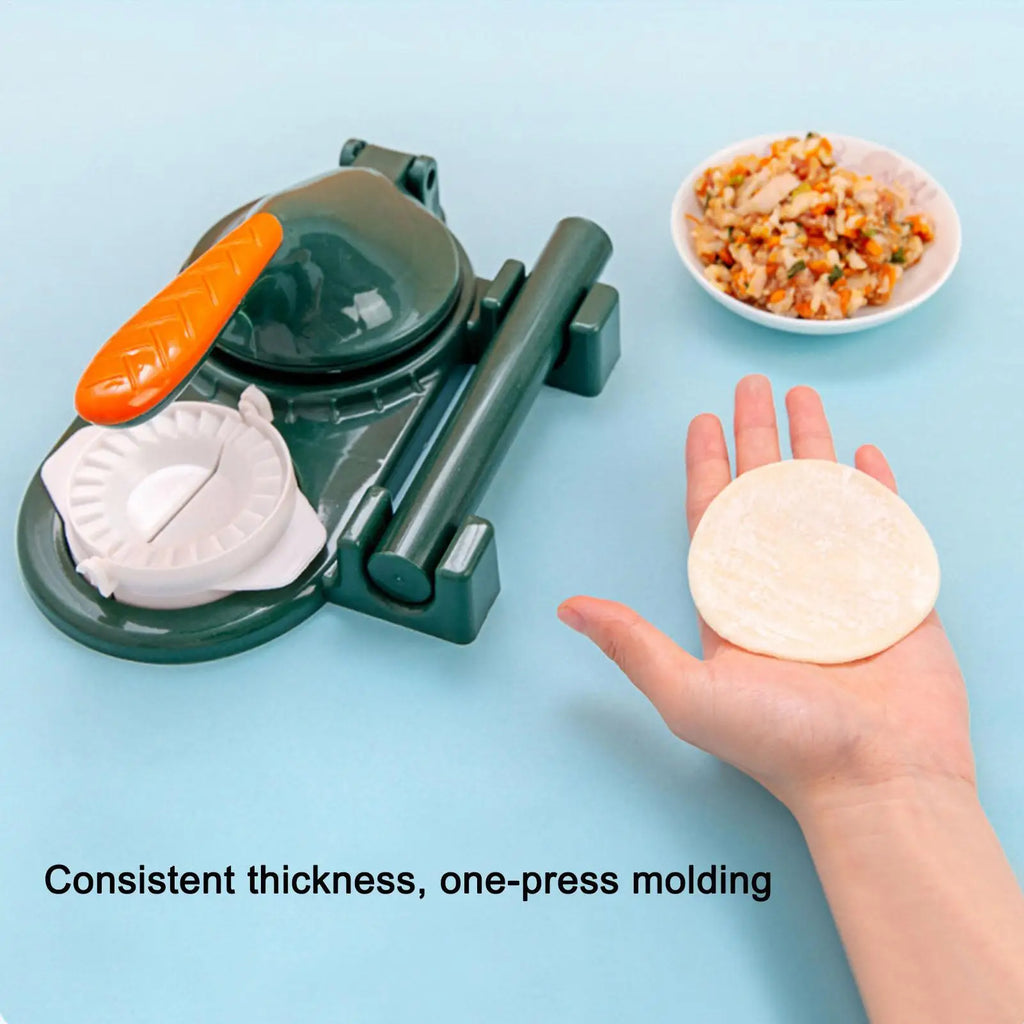 3-in-1 Dumpling Maker Kit – Wrapper Mold & Rolling Pin Dumpling Maker Kit Babs