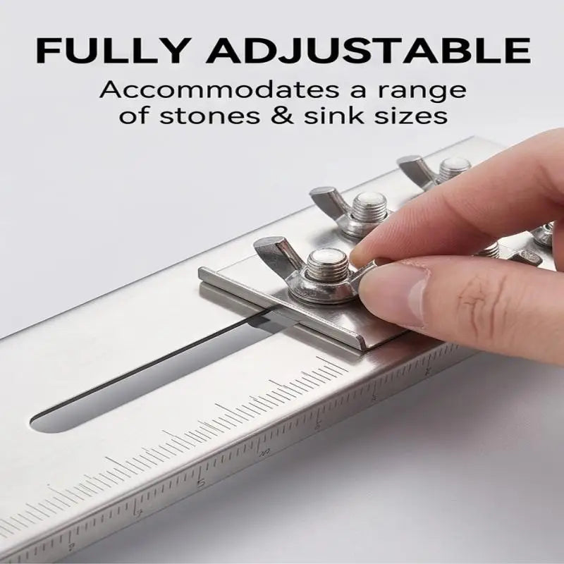 HOMEFISH Adjustable Sink Whetstone Holder & Sharpening Stone Rack Whetstone Holder Rack Babs