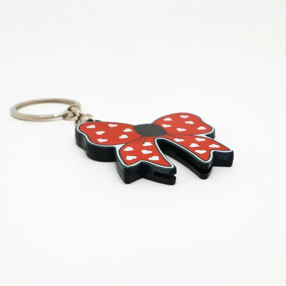 Bow Tie Keychain Bottle Opener – Cute Plastic Accessory Keychain Bottle Opener Babs