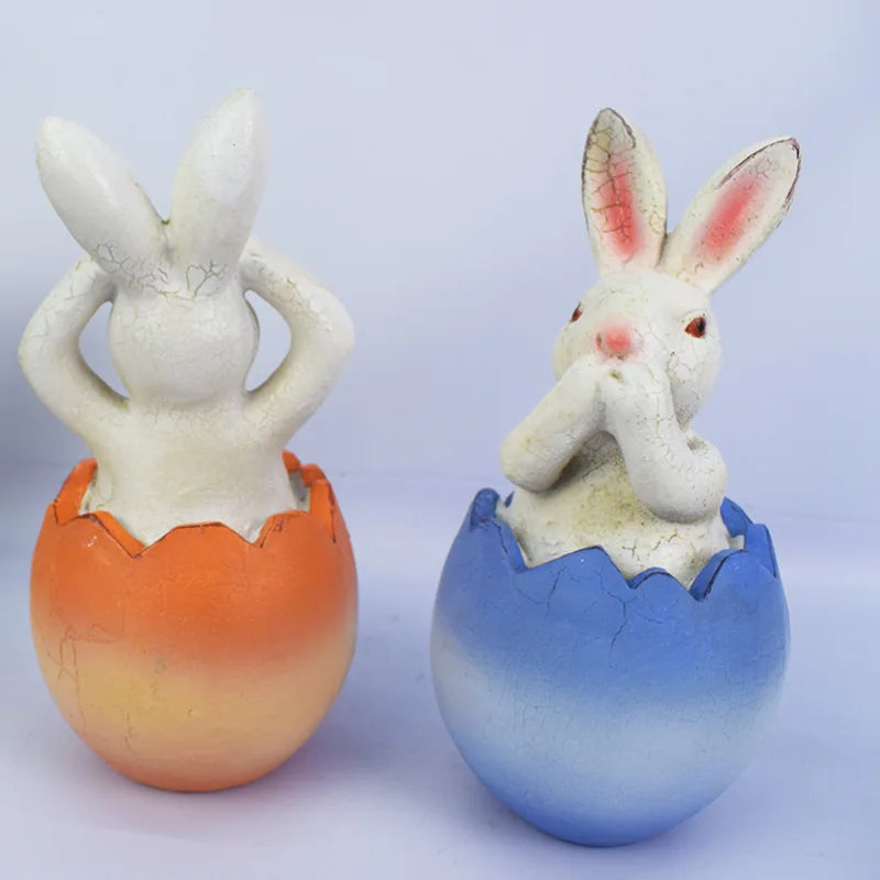 Solar Bunny Egg Lamp – Waterproof LED Garden Pathway Light Solar Garden Light Babs