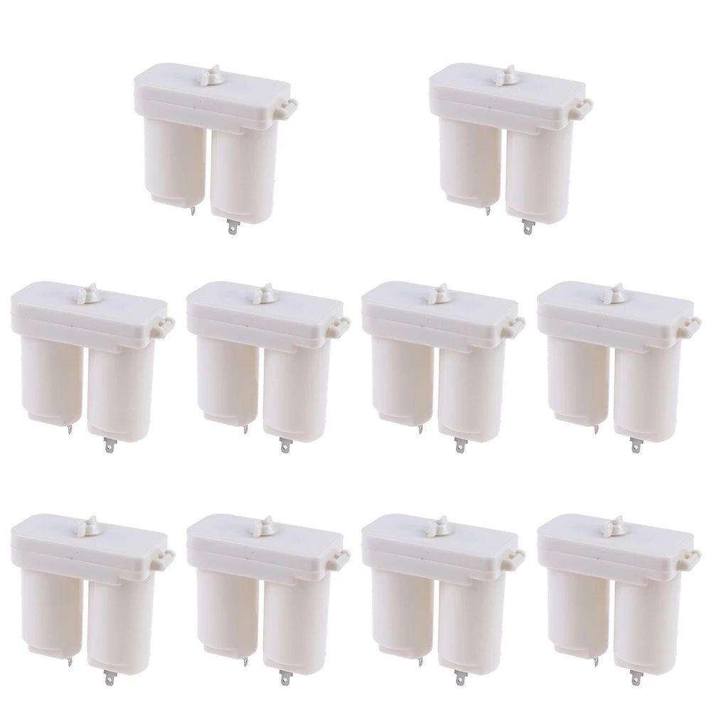 Gas Water Heater Battery Box – ABS Plastic D-Cell Replacement Battery Box Holder Babs 10PCS