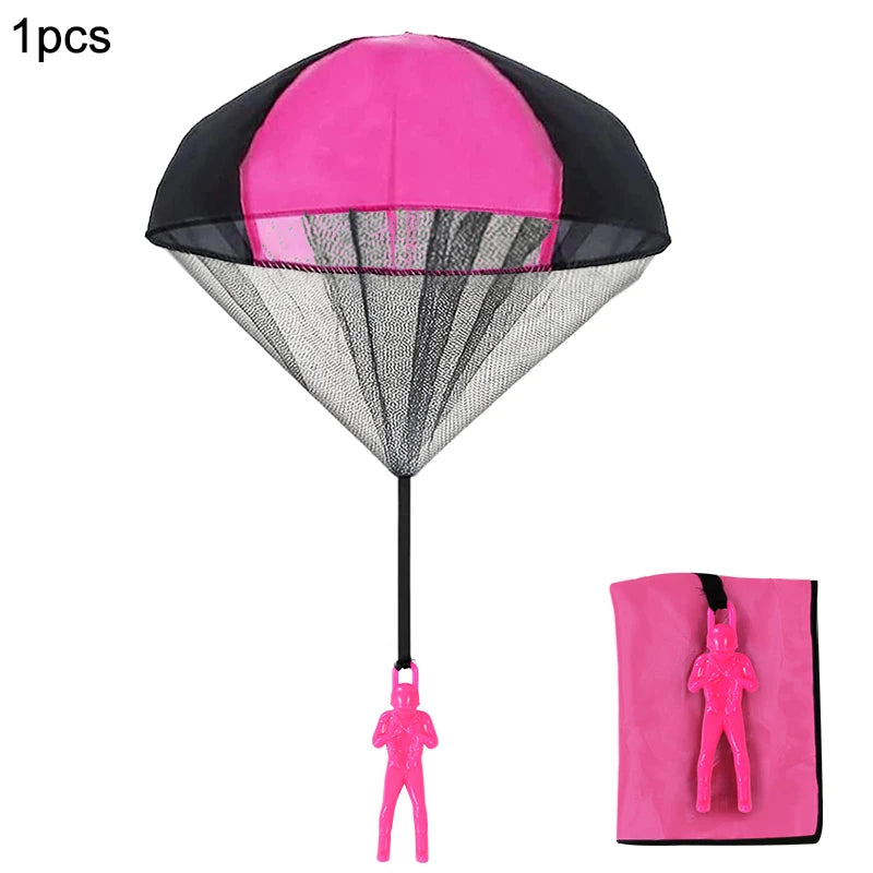 Parachute Toy Hand Throw Flying Game – Party Favors 1-6 Pcs Parachute Flying Toy Babs 1Pcs 5